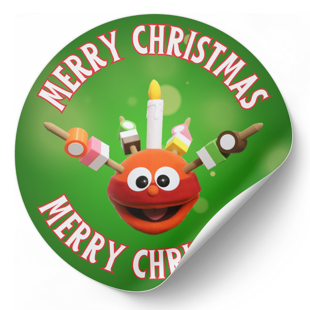 Christingle Puppet Stickers (includes free postage!)